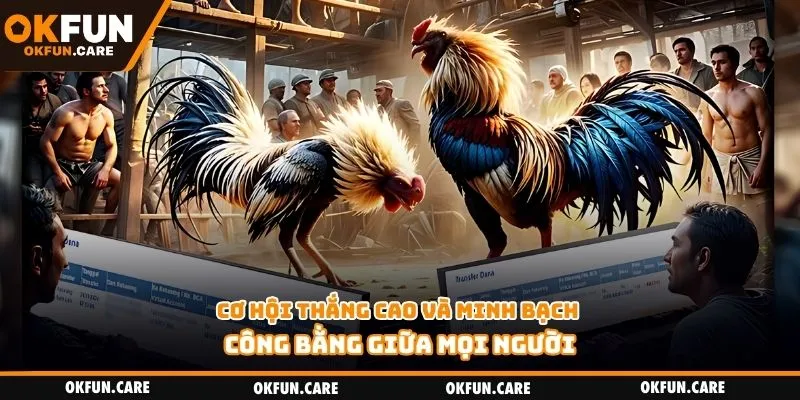 Cơ hội thắng cao và minh bạch, công bằng giữa mọi người